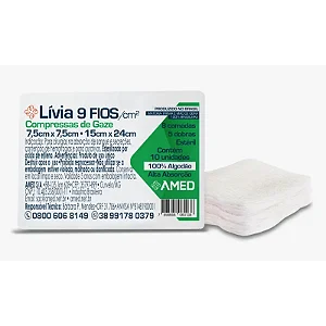 Compressa de Gaze Estéril 7,5x7,5 c/10