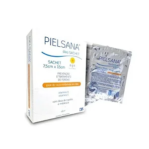 Gaze de rayon embebida em óleo