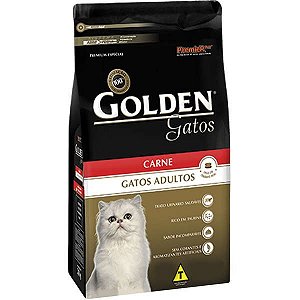 Ração Golden Gatos Adultos Carne