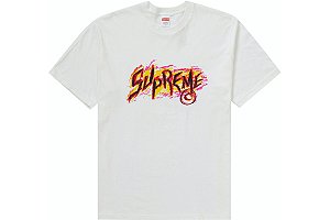 Supreme Camiseta Scratch Branca
