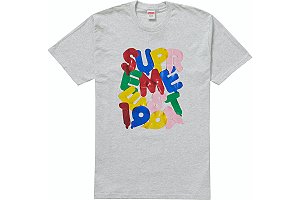 Supreme Camiseta Balloons Cinza