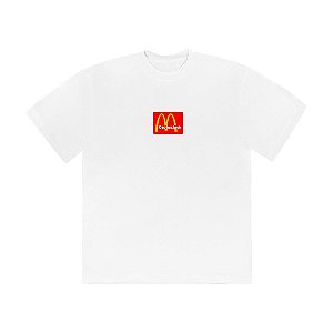 Travis Scott x McDonald’s Camiseta Sesame Branca