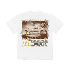 Travis Scott x McDonald’s Camiseta Vintage Action Branca