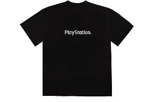 Travis Scott x Playstation Camiseta Motherboard Logo Preta