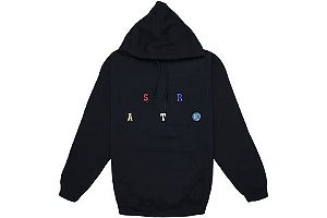 Travis Scott Moletom Astroworld Scattered Preta