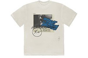 Travis Scott x Fragment Camiseta Manifest Creme