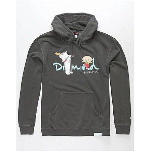 Diamond Moletom Family Guy Cinza