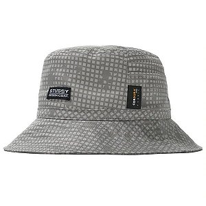 Stussy Bucket Cordura Side Pocket Camo Cinza