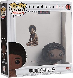 Funko Pop Albums Ready To Die Notorious BIG with Hard Shell Case