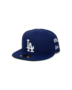 Undefeated x New Era Boné Los Angeles Dodgers Azul