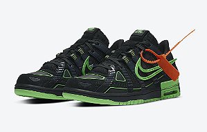 Nike Dunk Off-White Air Rubber Black/Green Strike