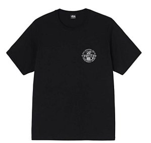 Stussy Camiseta Worldwide Dot Preta