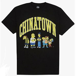 Chinatown Market X Simpsons Camiseta Ha Ha Ha Arc Preta