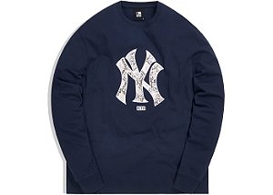 Kith Camiseta For MLB NY Yankees Snake Logo L/Sleeve