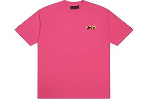 Drew House Camiseta Doodle Joy ss Rosa