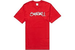Supreme Camiseta Handstyle Vermelho