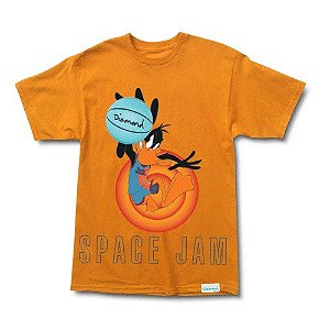 Diamond x Space Jam Camiseta  Daffy Duck Laranja