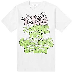 COMME des GARÇONS x KAWS Camiseta Print 4