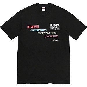 Supreme Camiseta Joie de Vivre Preta