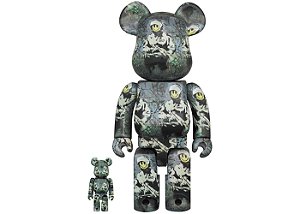 Bearbrick Riot Cop 100% & 400% Set