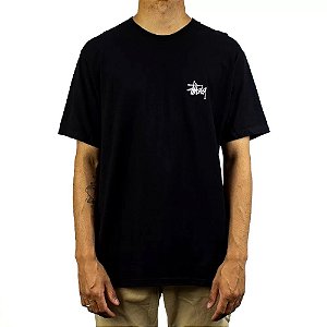 Sttussy Camiseta Basic Stussy Preta