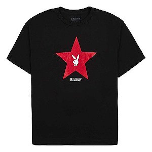 Pleasures x Playboy Camiseta Connect Preta