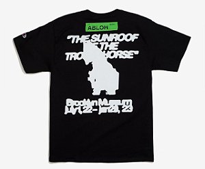 Virgil Abloh Camiseta Sunroof Trojan Horse  Virgil/Brooklyn Museum Preta