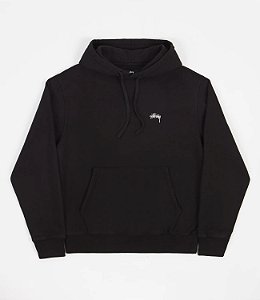 Stussy Moletom Overdyed Stock Logo Preta