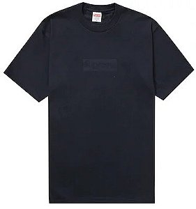 Supreme Camiseta Tonal Box Logo Preta