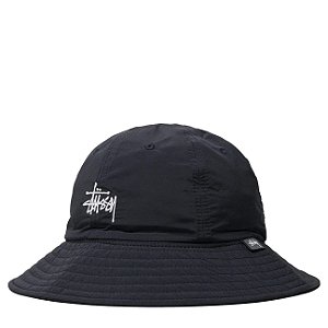 Stussy Bucket Reversible Nylon Trail Preta