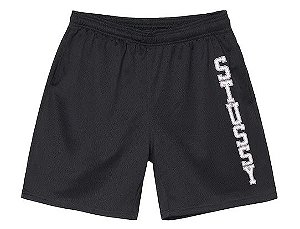 Stussy Bermuda Mesh Collegiate Preta