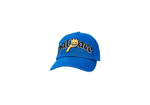 Palace x Spitfire Boné 6 Panel Azul
