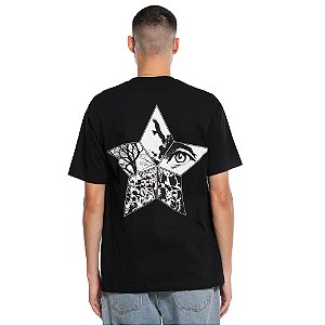 Pleasures Camiseta Flying Preta