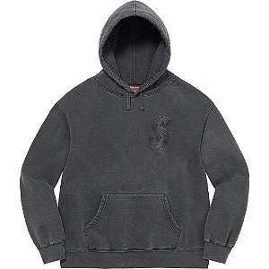 Supreme Moletom Overdyed S Logo Preto