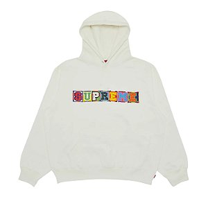 Supreme Moletom Beaded Branca
