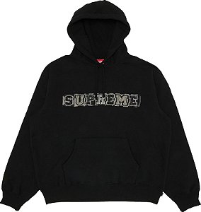 Supreme Moletom Beaded Preta