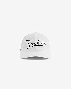 Aimé Leon Dore x New Era Boné Nylon Ripstop Yankees Branco