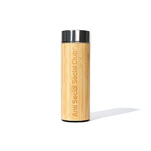 Anti Social Social Club Garrafa Térmica P4nd4 Bamboo Tumbler