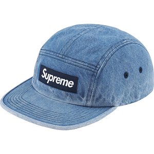 Supreme Boné Washed Chino Twill Camp Denim