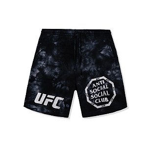 Anti Social Social Club x UFC Shorts Ultinatum Preta - SS23