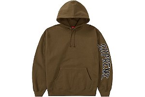 Supreme Moletom Sleeve Arc Sweatshirt Marrom
