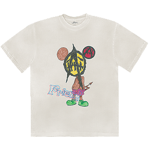 Travis Scott Utopia x St Michael Camiseta 2A Branca