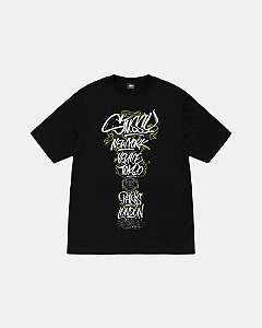 Stussy x Born x Raised Camiseta Handstyles Preta