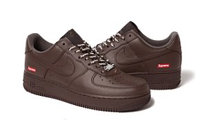 Nike Air Force 1 Supreme Marrom