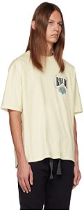 Rhude Camiseta Printed Branca