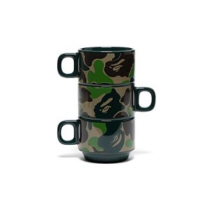 Bape ABC Xícara Camo Stacking Verde