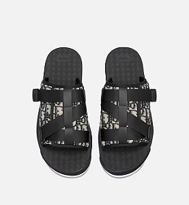 Dior Alpha Sandals Oblique Carcoal