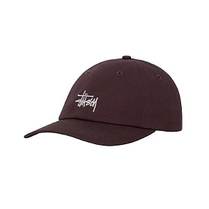 Stussy Boné Basic Stock Low Pro 'Chocolate'