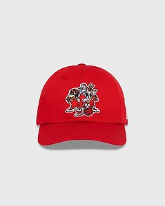 OVO x Looney Tunes x Toronto Raptors boné Vermelho