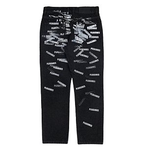 Pleasures Calça Plop 5 Pocket Preta